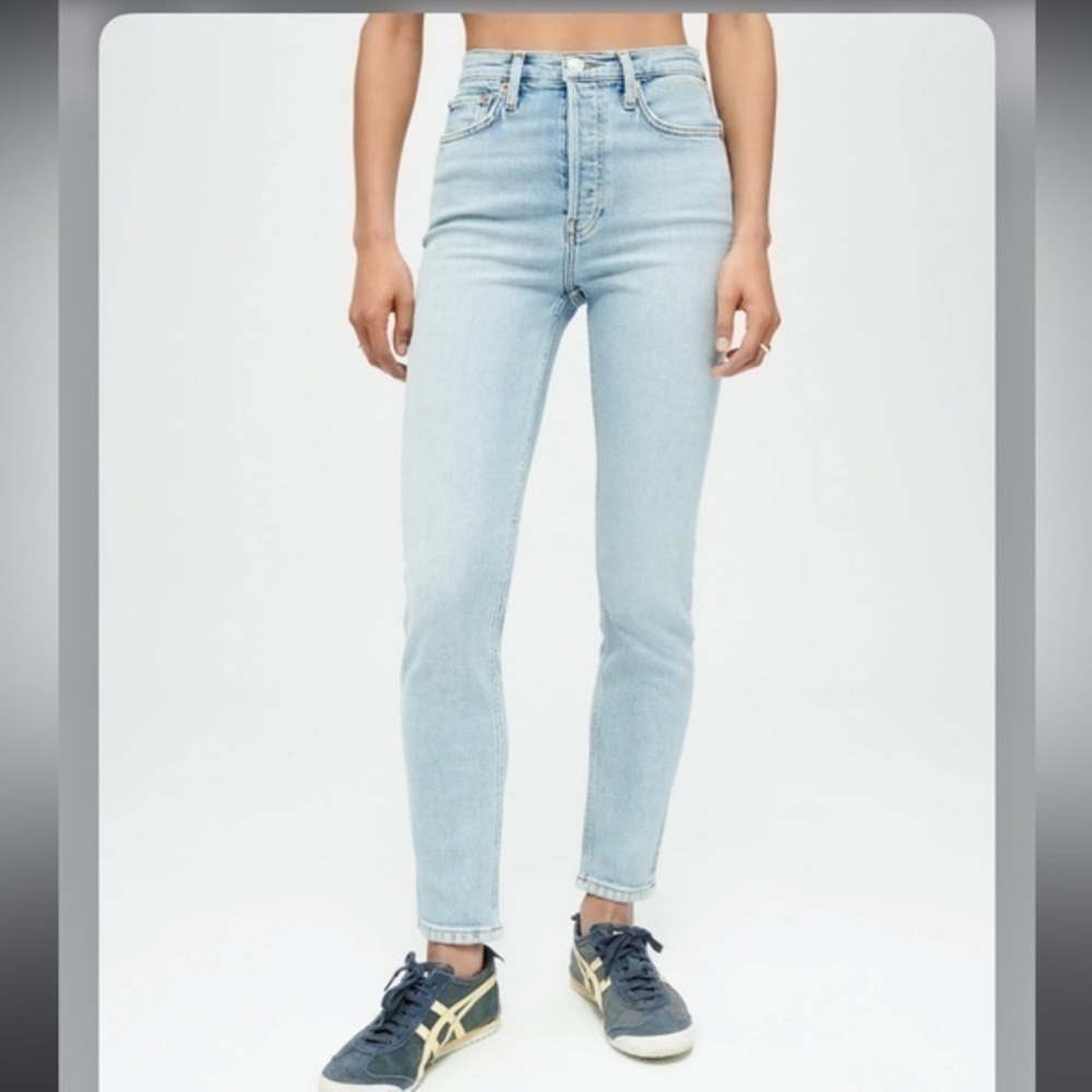 RE/DONE 90s High Rise Ankle Crop